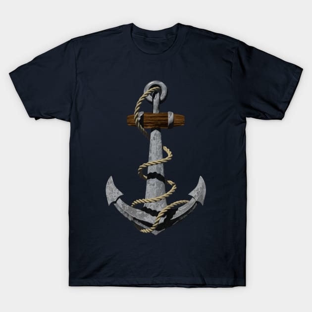 Nautical Anchor Sailing T-Shirt by macdonaldcreativestudios